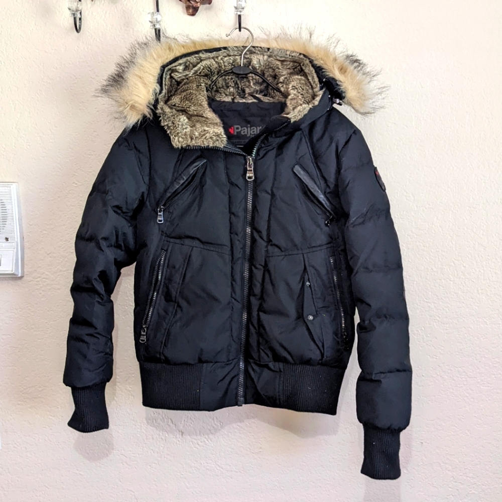 Pajar Nikki Down Bomber Jacket - 550+ Fill Power W Med Black